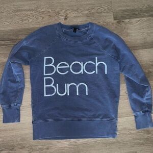 J. Crew Blue Graphic Sweater